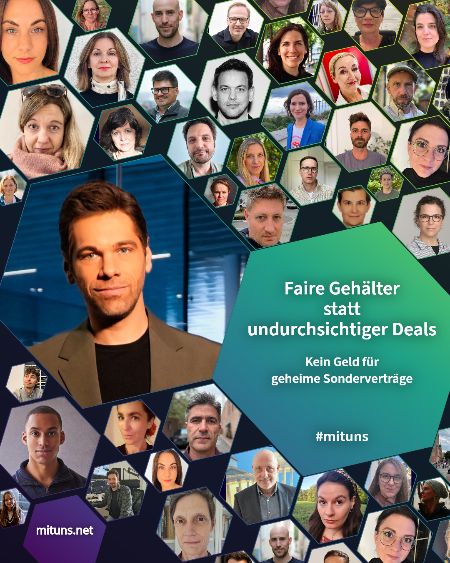 Faire Gehälter statt undurchsichtiger Deals