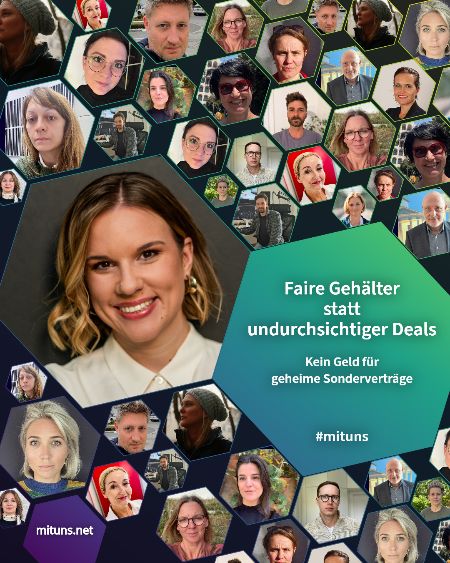 Faire Gehälter statt undurchsichtiger Deals